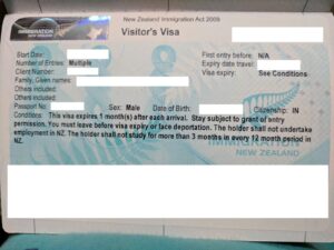 New Zealand visa process for Indian