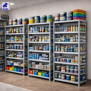 Durable Paint Shop Display Rack .